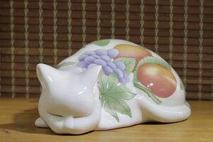 【美品】Gallo Design眠り猫 made in italy 置物