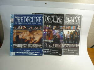 【レンタル落ちDVD】The Decline of Western Civilis ザ・デクライン　PART1~3セット　（トールケース無し/230円発送）