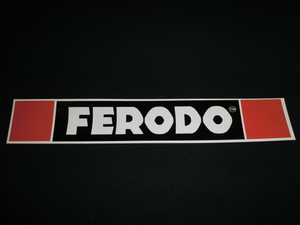 フェロード ステッカー シール デカール 新品 300mm x 50mm FERODO STICKER 送料120円定形外郵便 385円ネコポス