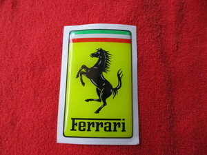 フェラーリ 純正 レジン ステッカー シール デカール 新品 88x51 SCUDERIA FERRARI STICKER 95992900 送料84円定形郵便