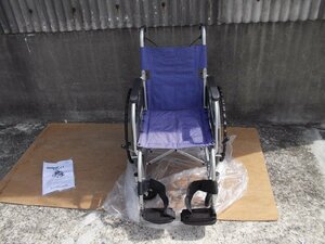 TS-23-0823-04　カワムラサイクル　洗浄整備済　自走式車椅子 ふわりす 【KF22-42SB】