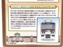 【未開封】BANDAI バンダイ Bトレインショーティー E231系 山手線 東京駅開業100周年ラッピングトレイン 限定品 2両セット 鉄道模型_画像4