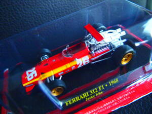 1/43 アシェット フェラーリ 312 F1 ジャッキー・イクス 1968年 FERRARI J.Ickx 未開封 未使用