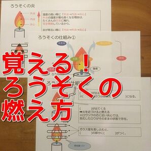 【期間限定特価】ろうそくの燃え方