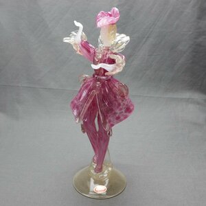 【その他】MURANO（ムラノ）　ベネチアンガラス 置物　中古品