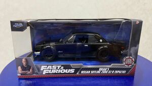 新品 1/24 Jada toys FAST&FURIOUS ワイルドスピード　 Brian's Nissan skyline 2000GT-R KPGC10 w25×H 11×D13