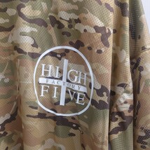 N★1円〜中古美品 HIGH FIVE FACTORY Tシャツ Mサイズ ポリエステル 迷彩柄_画像2