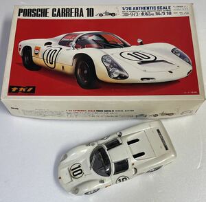 レア 昭和レトロ 当時物 プラモデル ナガノ 1/20 プロトタイプ ポルシェ カレラ 10 組立品 ジャンク品 PORSCHE 