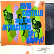 【極美品】Get Happy ! ゲット・ハッピー / Elvis Costello and the Attractions エルヴィス・コステロ エルビス 【LPアナログ レコード】 _画像1