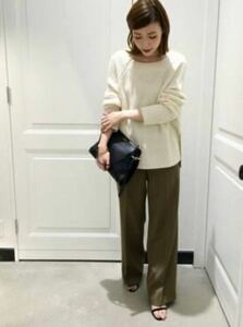 送料込です∞ DEUXIEME CLASSE ドゥーズィエムクラス∞ earnest sewn. アーネストソーンのニット ボトルネックプルオーバー セーター