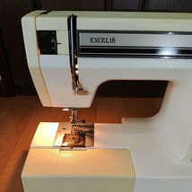 ジャノメ Excel 18 スーパージグザグ 632 動作確認済み 中古現状品 ミシン フットペダル 632型 説明書 JANOME_画像2