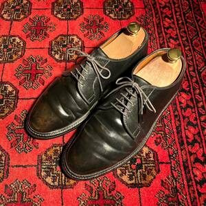 ALDEN×UNITED ARROWS CORDVAN LEATHER PLANE TOE SHOES/ Alden × United Arrows код Van кожа простой tu обувь 