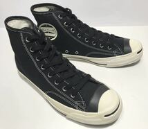 美品!! コンバース BIOTOP 別注 1CL811 JACKPURCELL PP RH HI BLACK ジャックパーセル 黒 x 白 US 8.0 / 26.5cm_画像1