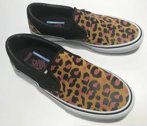 未使用!! 名作!! VANS バンズ SLIP-ON PRO スリッポン プロ レオパード ヒョウ 26.5cm US 8.5 スケート スニーカー