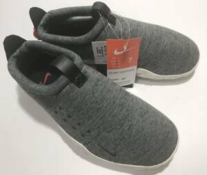 未使用!! デッド 2015製 NIKE ナイキ 834591-001 AIR MOC TECH FLEECE GREY エア モック テックフリース グレー US 7.0 / 25cm