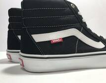 美品!! 名作 VANS バンズ SK8-HI PRO BLACK WHITE スケート ハイ プロ ブラック 黒 x 白 US 11 / 29cm_画像7