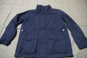 used*... handsome! navy blue color. military jacket *130*GAP