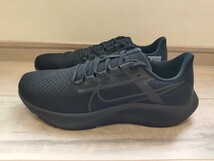 27.5cm 新品 NIKE AIR ZOOM PEGASUS 38 黒 ナイキ ズームペガサス 38 検 ZOOM FLY ズームフライ 駅伝 EKIDEN マラソン CW7356-001 ブラック_画像5