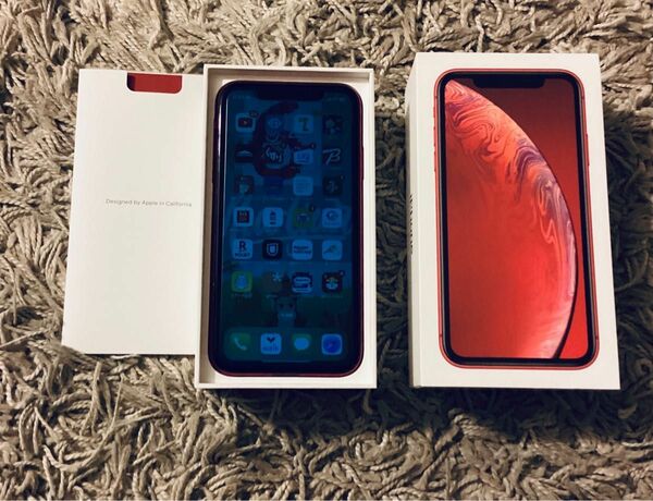 SIMフリー iPhone XR Apple レッド