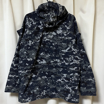 00s 最小 XS X-SHORT USN US NAVY 米軍実物 GORETEX デジカモ 迷彩ゴアテックス パーカ ジャケット カモフラ ECWCS アメリカ軍ビンテージ_画像9