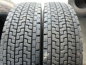 D302 送料無料【225/80R17.5 123/122】ヨコハマ ZEN903 スタッドレス 2本 2021年製 約6.5分山