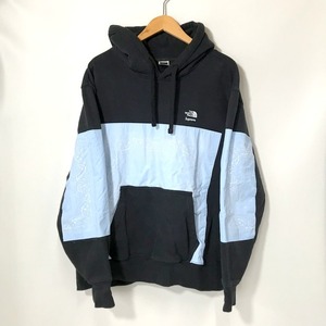 Supreme THE NORTH FACE Hooded Sweatshirt NT02208I 長袖 パーカー バンダナ メンズ Lサイズ ブラック ザノースフェイス トップス A3195◆