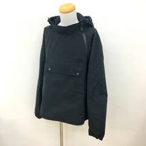 KADOYA ROUND ZIP アノラック ファブリックジャケット 美品 大きいサイズ バイクウェア パーカー XXLサイズ ブラック カドヤ N18446●_画像1