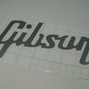 Gibson ロゴ ステッカー オープンO シルバー 大 #USTICKER-GIBLOO-SILVERLの画像1