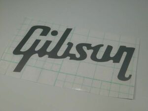 Gibson ロゴ ステッカー オープンO シルバー 大 #USTICKER-GIBLOO-SILVERL
