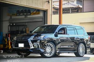 24インチ 4本セット T&T forged 鍛造 ホイール レクサス トヨタ全車種に対応 lx570 ランクル ランドクルーザー 300 200 等にオーダーで作製