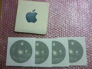★中古★Apple PowerMac G4 リカバリーディスク Software Restore 4枚組 Mac OS versions 9.2.1, 10.0.4