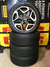 SUBARU XV純正アルミホイール付スタッドレスセット 18×7J+55 100-5H BRIDGESTONE BLIZZAK DM-V3 225/55R18 98Q中古品4本_画像1