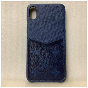 LOUIS VUITTON ルイヴィトン タイガ iPhoneX.Xs Max バンパー 携帯カバー ケース コバルト M30273