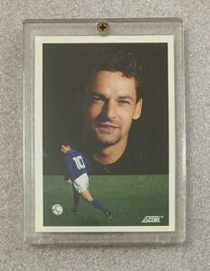 超レア RC Roberto Baggio Score Insert レアインサー バッジョ ルーキー サッカーカード 