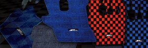  driver`s seat pair mat color selection saec new model 17 Ranger wide for H29.5~ floor mat 