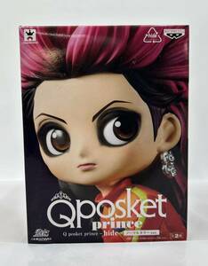 【た-11-10】1円スタート 未使用 未開封 フィギュア Qposket prince hide ノーマルカラー 箱にダメージ有り ヒデ X JAPAN バンプレスト