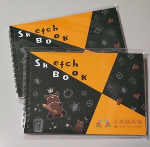 JRA 京都競馬場 マルマン スケッチブック アイドルホース デザイン 2冊セット
