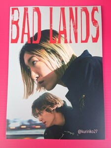 即決・映画パンフレット+チラシ ＊ BAD LANDS　バッド・ランズ ＊ 安藤サクラ　山田涼介　生瀬勝久　吉原光夫　大場泰正　淵上泰史