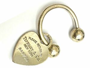 TIFFANY&Co. Tiffany return tu Heart tag key ring key holder SV925 key charm 