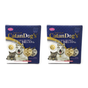 [送料無料] お得な2個セット 日本正規代理店商品 「キャタンドッグ」 cnd-z 0731628531989 カタンドッグ 犬 猫 薬不使用 ノミ ダニ 予防
