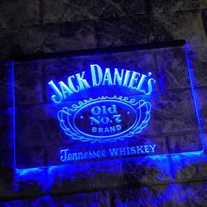 No.NE47B 送料無料 ジャックダニエル LED ネオン 看板 ランプ ライト 照明 インテリア ディスプレイ 雑貨 Jack Daniel's