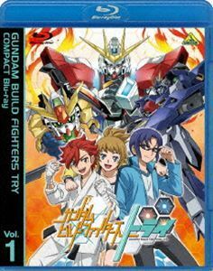 [Blu-Ray]ガンダムビルドファイターズトライ COMPACT Blu-ray Vol.1 冨樫かずみ