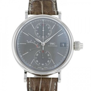 IWC Port Fino Monopsy Wind Wind Wind IW515103 Серый циферблат Неиспользуемые часы мужчины