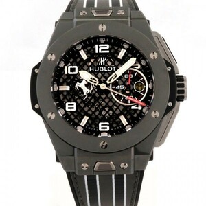ウブロ HUBLOT ビッグバン フェラーリ スペチアーレグレー セラミック 世界限定250本 401.FX.1123.VR ブラック文字盤 新品 腕時計 メンズ