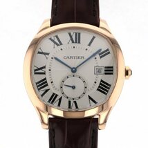 カルティエ Cartier ドライブ ドゥ ウォッチ WGNM0003 シルバー文字盤 新品 腕時計 メンズ_画像1