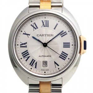 カルティエ Cartier クレ ドゥ W2CL0002 シルバー文字盤 新品 腕時計 メンズ