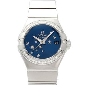 オメガ OMEGA コンステレーション スター 123.15.27.20.03.001 ブルー文字盤 新品 腕時計 レディース
