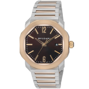 ブルガリ BVLGARI オクト ローマ 102854 OC41BSPGD ブラウン文字盤 新品 腕時計 メンズ