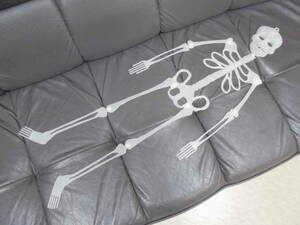 * postage nationwide equal 210 jpy *[ Halloween skeleton .....] length approximately 88Cm display objet d'art interior . woman ( Halloween box storage )