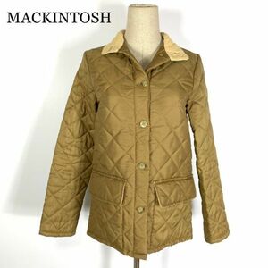 LA8461 マッキントッシュ キルティングロングジャケット カーキ MACKINTOSH 丈長 コーデュロイ 32